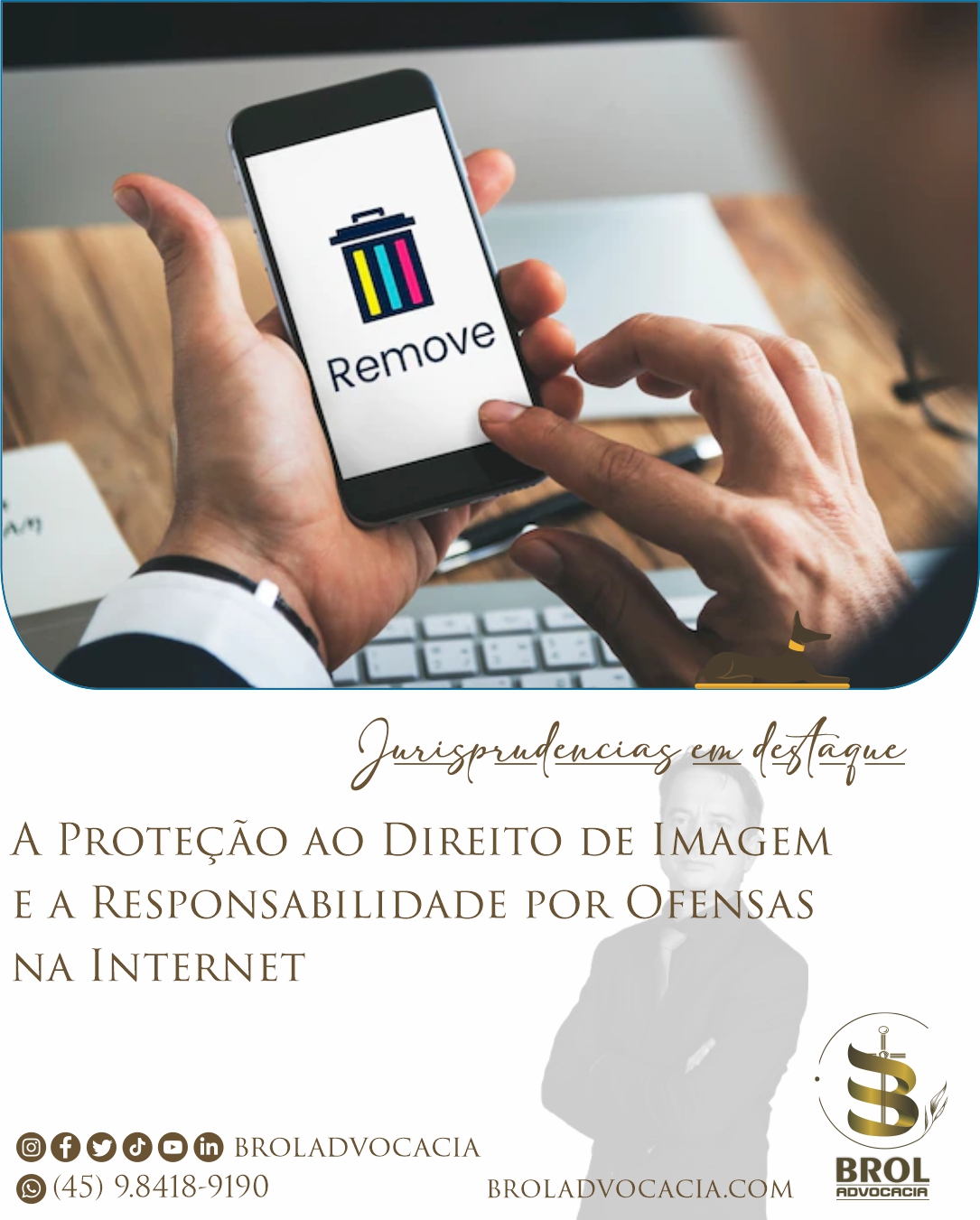 Em caso de ofensa ao direito de imagem é possível a determinação judicial, de que tal conteúdo seja retirado da internet e que os dados do autor da ofensa sejam apresentados à vítima. Em caso de ofensa ao direito de imagem, é possível a determinação judicial, por autoridade, de que tal conteúdo seja retirado da internet e que os dados do autor da ofensa sejam apresentados à vítima. A liberdade de expressão não é absoluta e encontra limites no direito à intimidade, imagem e honra das pessoas. Quando alguém viola os direitos de imagem e honra de outra pessoa ao exercer o direito de manifestação do pensamento, configura-se um ato ilícito e a obrigação de reparação dos danos, inclusive morais. No contexto da internet, provedores de aplicação têm o dever de proceder à retirada de conteúdos que violam direitos de crianças e adolescentes assim que forem comunicados sobre o caráter ofensivo da publicação, independentemente de ordem judicial. Isso é realizado para atender ao princípio da proteção integral, que visa resguardar os direitos desses indivíduos. Mesmo sem uma ordem judicial específica, um provedor de aplicação que se nega a excluir uma publicação ofensiva a uma pessoa menor de idade, após ser notificado, pode ser condenado a indenizar os danos causados à vítima. No caso de crimes digitais, como publicação de conteúdos ofensivos em redes sociais, a legislação brasileira avançou com textos específicos para cada propósito. A Lei dos Crimes Cibernéticos (Lei 12.737/2012), conhecida como Lei Carolina Dieckmann, tipifica atos como invasão de computadores, violação de dados de usuários e disseminação de vírus ou códigos para roubo de senhas. A legislação também estabelece penas para crimes menos graves, como invasão de dispositivo informático, e para condutas mais danosas, como obtenção e divulgação de conteúdos privados obtidos por invasão. Além disso, o Marco Civil da Internet (Lei 12.965/2014) regula os direitos e deveres dos internautas, protegendo dados pessoais, privacidade dos usuários e estabelecendo regras para a retirada de conteúdos do ar, que geralmente requer uma ordem judicial.