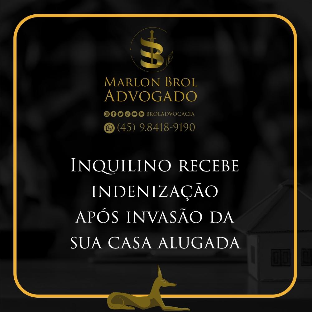 Proprietária condenada a pagar R$ 5 mil de indenização por invadir residência alugada em Brusque/SC, trancar portão e deixar pertences na calçada.