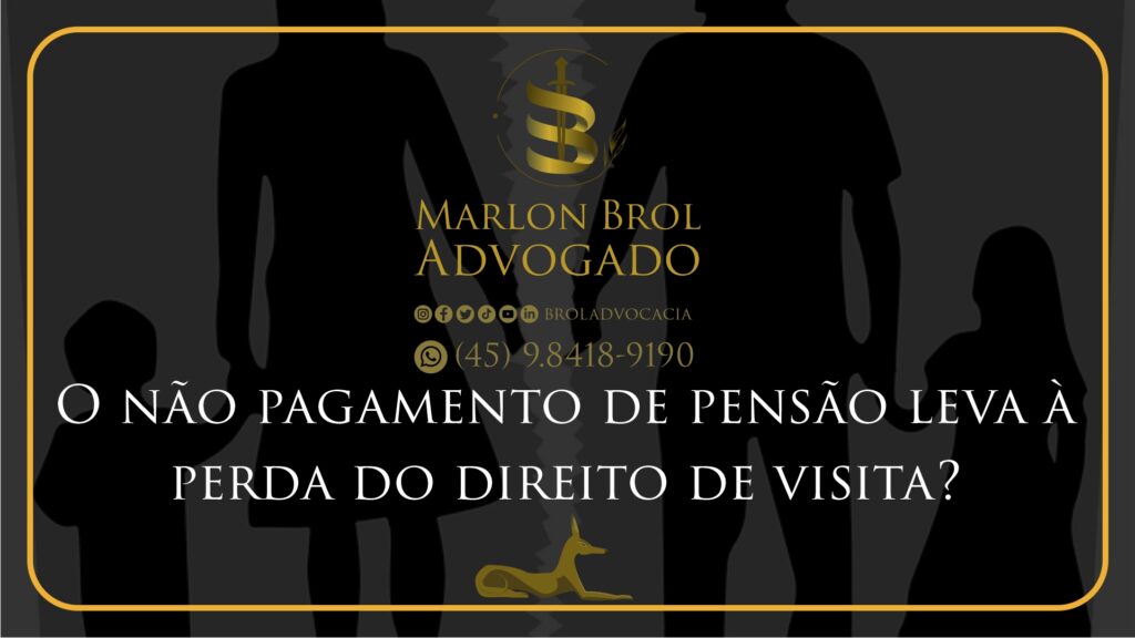 O não pagamento de pensão não afeta o direito de visita. Se impedido, o devedor pode recorrer à Justiça para garantir o direito de visita. ⚖️👨‍👧